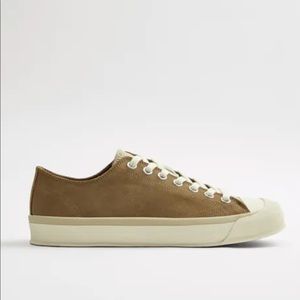 NEW Zara men’s SPLIT LEATHER SNEAKERS - camel